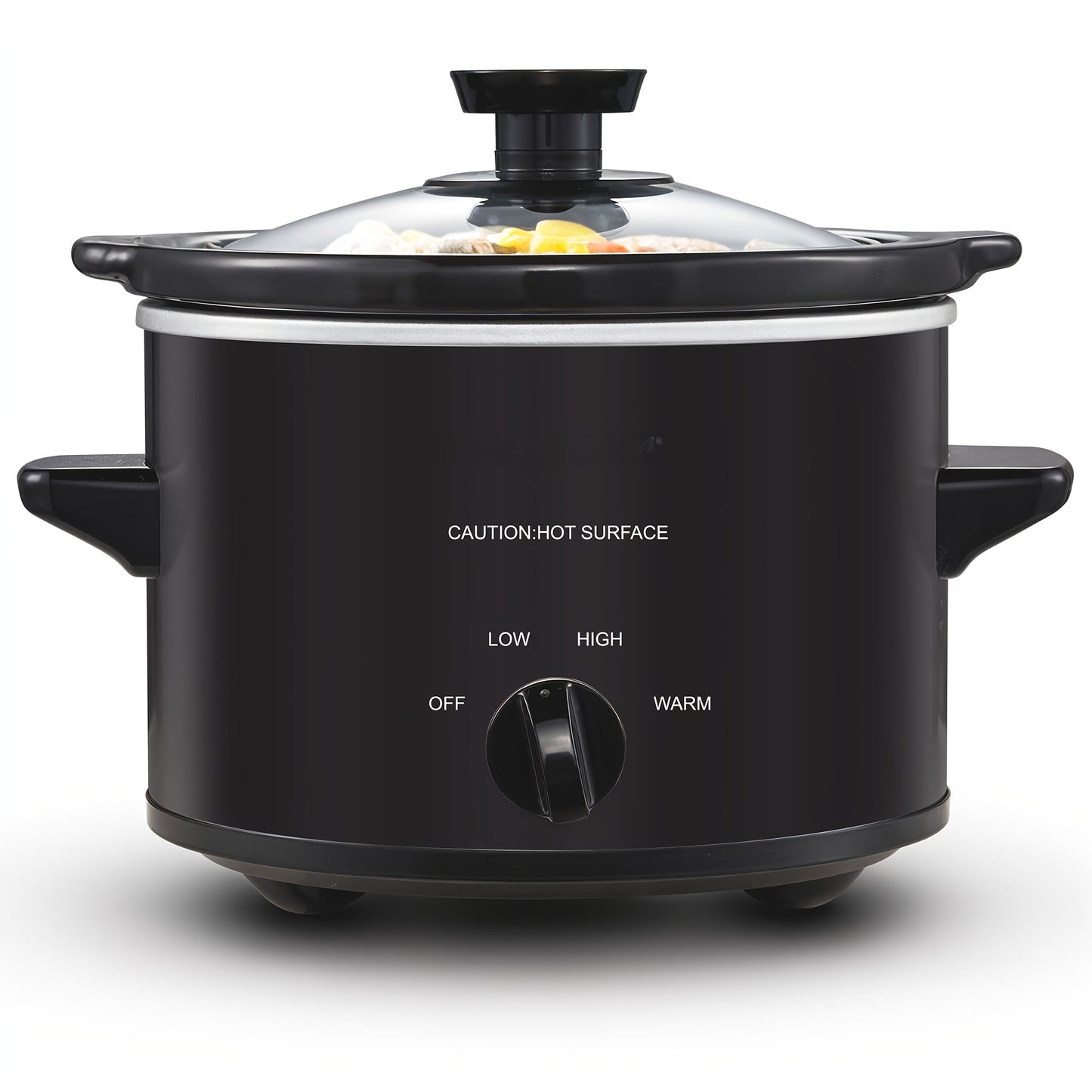 2.0Qt Slow Cooker, Adjustable Temp, Entrees, Sauces, Stews & Dips, Dishwasher Safe Glass Lid & Crock, Stainless Steel, Kitchen Appliances, Cookware, Cooking Pot, Kitchen Items, Slow Cooker, Slow Cooker, 1.5QT Slow Cooker