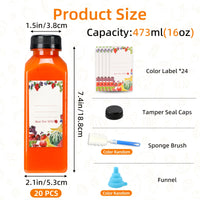 20pcs-16oz