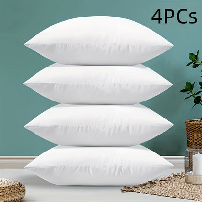 Throw Pillow Inserts Soft Fluffy Hypoallergenic Square Pillow Stuffing Washable Fiber Fill for Sofa Bedroom Living Room 14 16 18 20 22 Inch