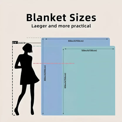 1pc Cozy Flannel Envelope Blanket for Mom - Love Message, Reversible Design, All-Season Comfort, Perfect Gift for Birthdays, Mother's Day, Valentine's Day, and More, Blanket