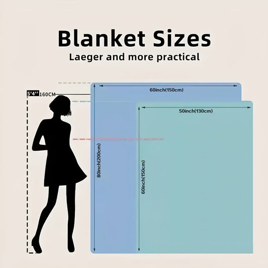 Love Message Flannel Blanket for Mom – 250-300gsm Soft Reversible All-Season Throw, Perfect Gift for Mother's Day & Birthday