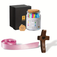 Bible Can + Cross + Ribbon