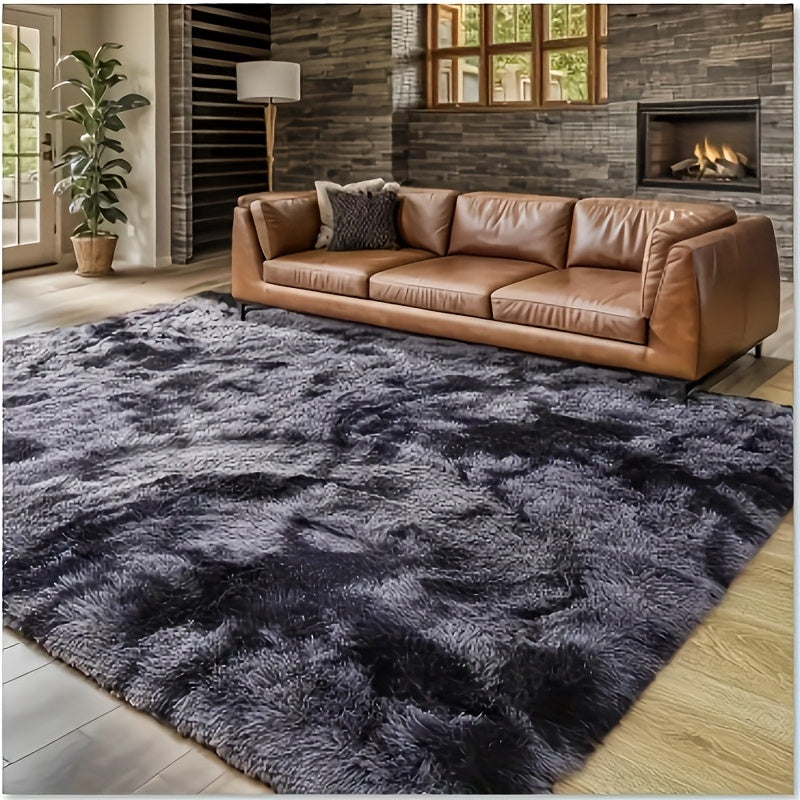Fluffy Area Rug Large Soft Shag Carpet for Living Room Bedroom – Non-Slip Ultra Thick Plush Floor Mat, Multiple Sizes & Colors, Home Decor