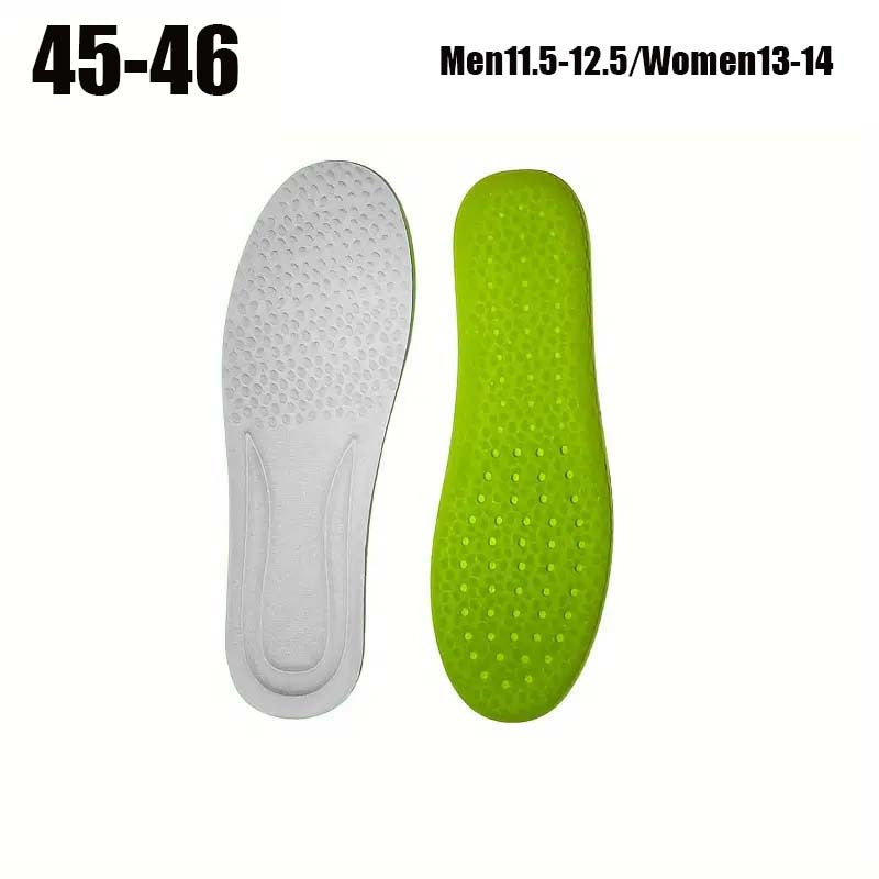 8pcs Pack Foam Shoe Insoles - 4 Pairs Cushioning Inserts Suitable for Men & Women, Ultra-Soft Sweat-Proof Footbed for Sneakers/s, Absorption & Cloud Feel (Men's 4-12.5/Women's 5.5-14)