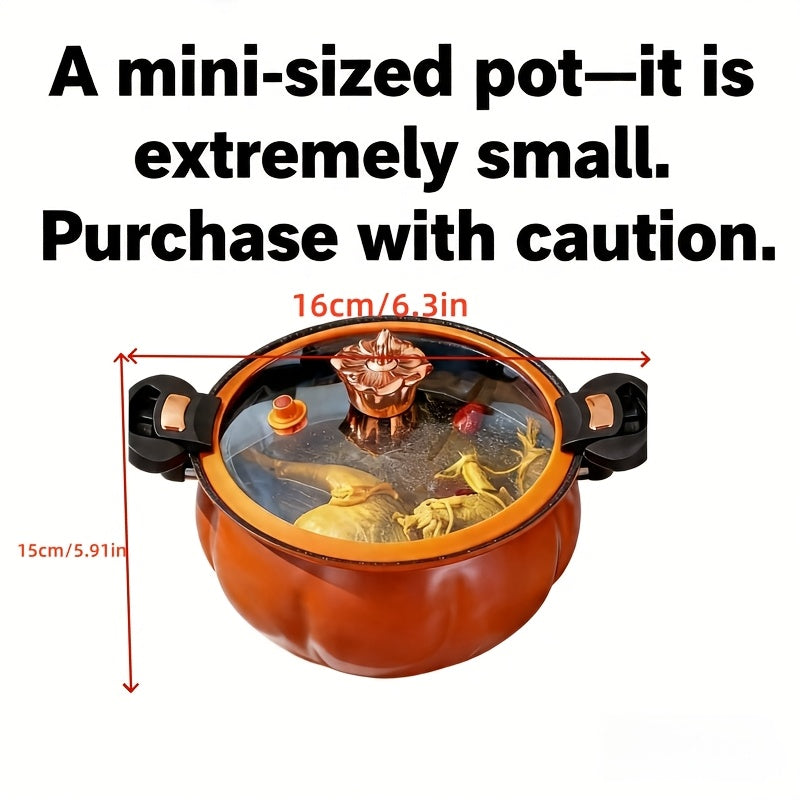 Large Capacity Soup Pot with Twist Lock Handle, Suitable for Quick Cooking, Non Stick Pot 1.85 US Gallon Multifunctional Cooking Pot, Gas Stove, Open Flame And Induction Cooker, Universal Stew Pot for Households, Restaurants
