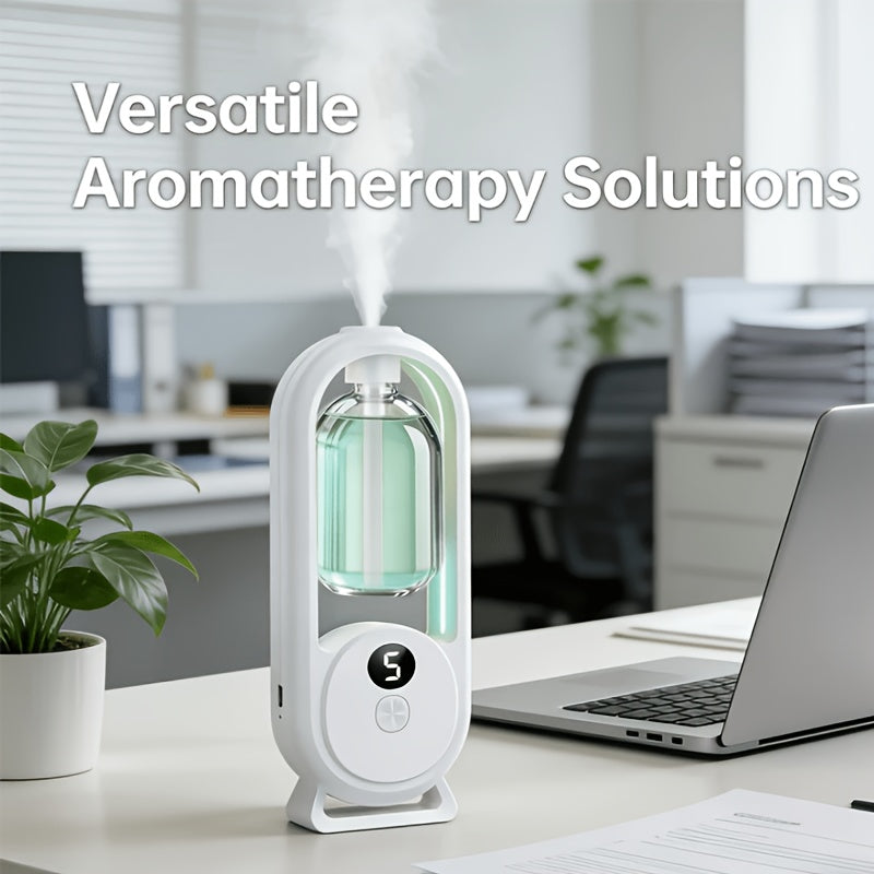 4pcs Set: Home Aromatherapy Diffuser, Large-capacity Humidifier, Includes 5 Essential Oils. Suitable for Hotel, Spa, and Yoga Room Use. Aroma Diffuser with 5 Humidifier Settings, Ideal for Bedroom and Home Relaxation. Compact Design