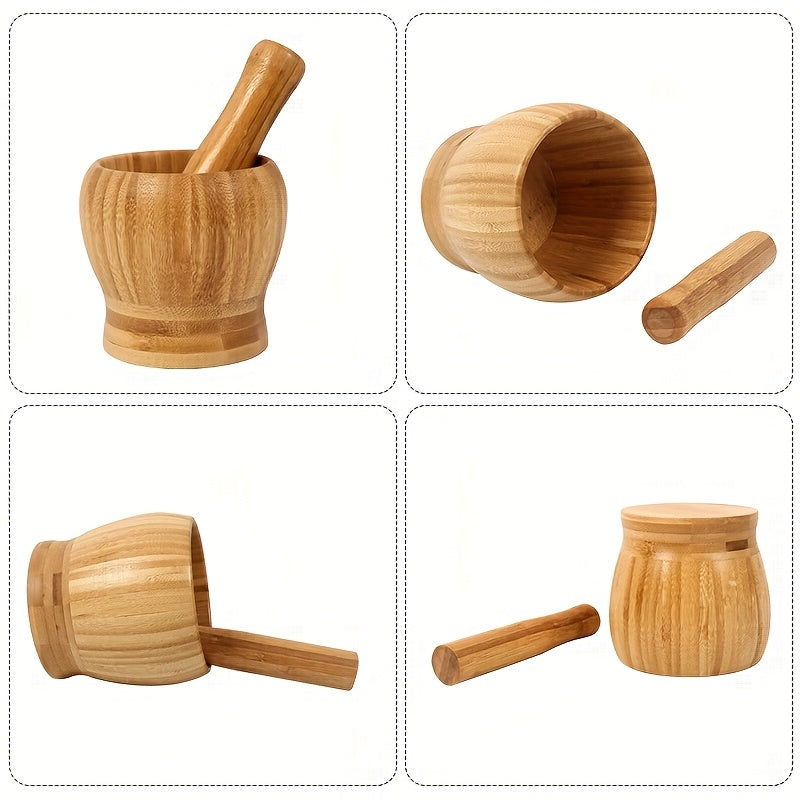 Food-Grade Multi-Functional Grinding Bowl, Suitable for Garlic, Herbs, and Pepper, Easy to Clean and Durable