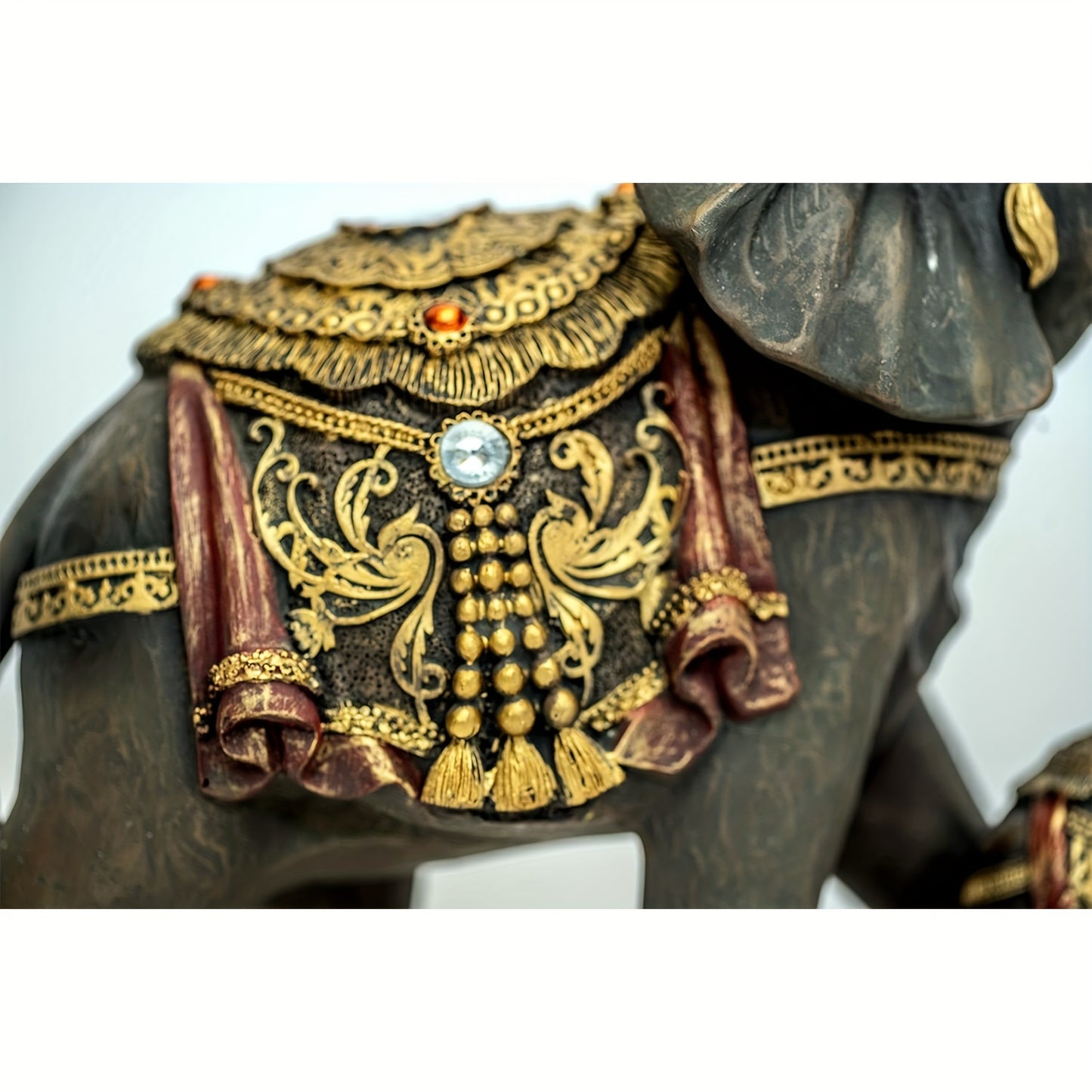 Mama And Baby Elephant Statue Figurines for Home Decor Trunk Facing Upwards Lucky Figurine for Home/Office Desk Decorations Good Luck Ornaments Statues Elephant Gifts Set for Women