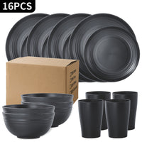 16pcs Black
