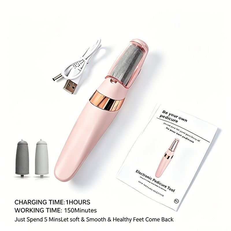 Electric Foot Grinder, Foot Remover, Full Body Wash, IPX7 Waterproof, Multi-speed, LCD Digital Display, Comes with 10pcs Pedicure Set