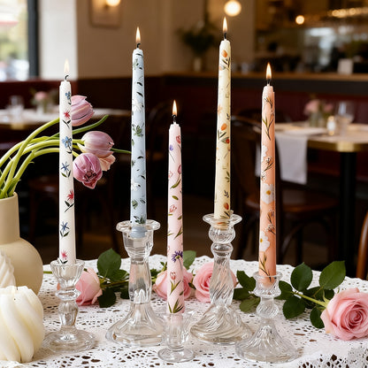 2/ 4pcs/ Box 9.84in Taper Scented Candles, Christmas Dinner Candles, Bottom Diameter 2.3 Centimeters/ 0.91 Inches for Home Decoration Candlelight Dinner Table Decoration Wedding Decoratio, Christmas Decorations