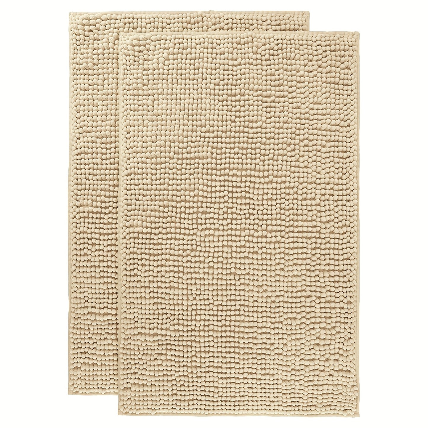 Chenille Bathroom Rug Extra Soft Absorbent Bath Mats for Bathroom Floor, Water Absorbent, Machine Washable