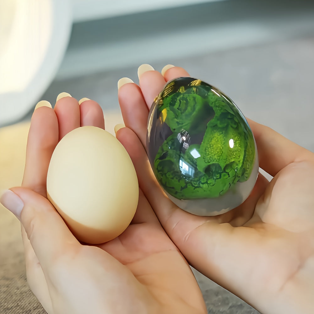 Crystal Transparent Resin Statue Dragon Egg Dinosaur Souvenir Craft Home Decor Gift - Unique Design, Handcrafted, for Collectors & Fantasy Lovers - Perfect Gift for Birthday & Home Decor