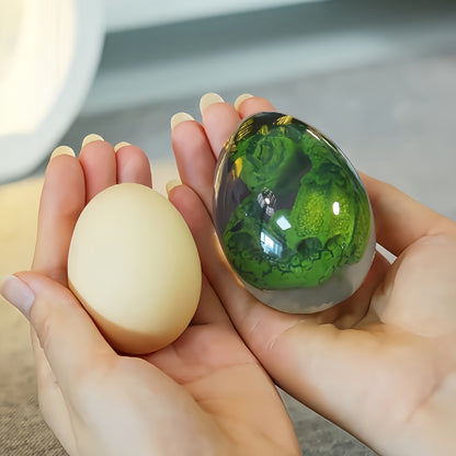 Crystal Transparent Resin Statue Dragon Egg Dinosaur Souvenir Craft Home Decor Gift - Unique Design, Handcrafted, for Collectors & Fantasy Lovers - Perfect Gift for Birthday & Home Decor