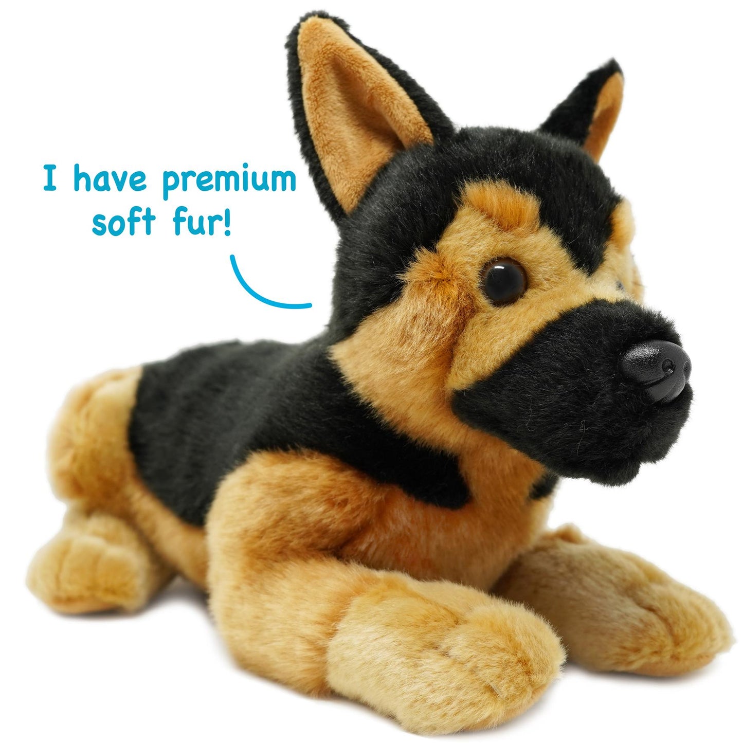 Gretchen The German Shepherd - 15 Inch Stuffed Animal Plush - By Viahart
