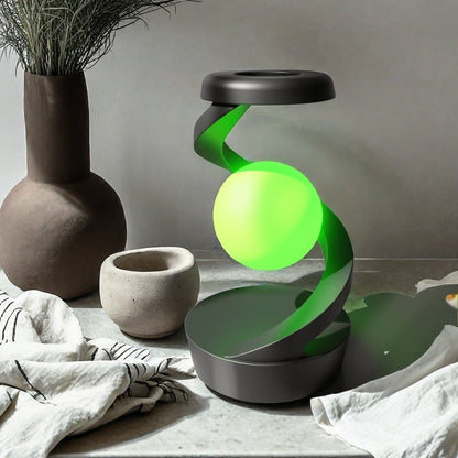 HNJUGFE Minimalist Halloween Creative Floating Night Light Wireless Phone Charger Smart Desktop Visual Floating Rotating Lamp Bedroom Party Atmosphere Lamp Smartphone Wireless Charging Night Light Christmas Gifts, Birthday Gifts