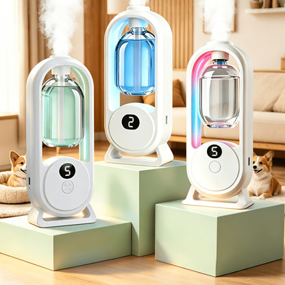 Aromatherapy Diffuser with Essential Oils 2-in-1 Humidifier - Hotel Scent Home Fragrance Machine with Natural French Essential Oils, Ultrasonic Spray, LED Ambient Light, Whole House Air Freshener for Bedroom, Living Room, Office