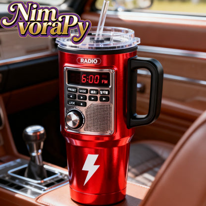 Retro Game Console Theme 40 oz Stainless Steel Travel Mug | Leak-proof Lid, Straw Lid, Double-Layer Insulation, Suitable for Hot and Cold Beverages, Ideal for Gamers, Travelers, Cars, Outdoors, Perfect Holiday Gift
