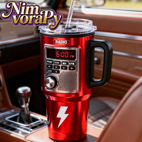 Retro Game Console Theme 40 oz Stainless Steel Travel Mug | Leak-proof Lid, Straw Lid, Double-Layer Insulation, Suitable for Hot and Cold Beverages, Ideal for Gamers, Travelers, Cars, Outdoors, Perfect Holiday Gift