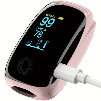 FDA Cleared VROVIRE Finger Pulse Oximeter, Fingertip Blood Oxygen Saturation with Pulse Monitor, Oximeter with Lanyard, Pulse Oximeter for Sport And Aviation Use, Thank You Note to Teacher for Gift