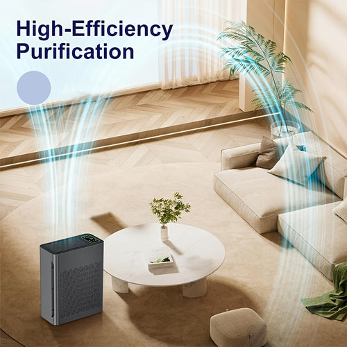 Home Air Purifier, Large Home Air Purifier, Up to 1095ft Square, Display Air Sensor, Large Air Purifier for Bedroom, Timed Purifier, Suitable for Indoor Purifier