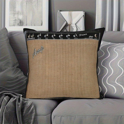 Gorgeous Style Guitar Amplifier Throw Pillow Cover, Decorative Zipper Throw Pillow Cover, Polyester, Machine Washable, Suitable for Musicians, Guitarists Gifts, Comfortable Living Room Bedroom Sofa Home Decoration, Pillow Core Not Included