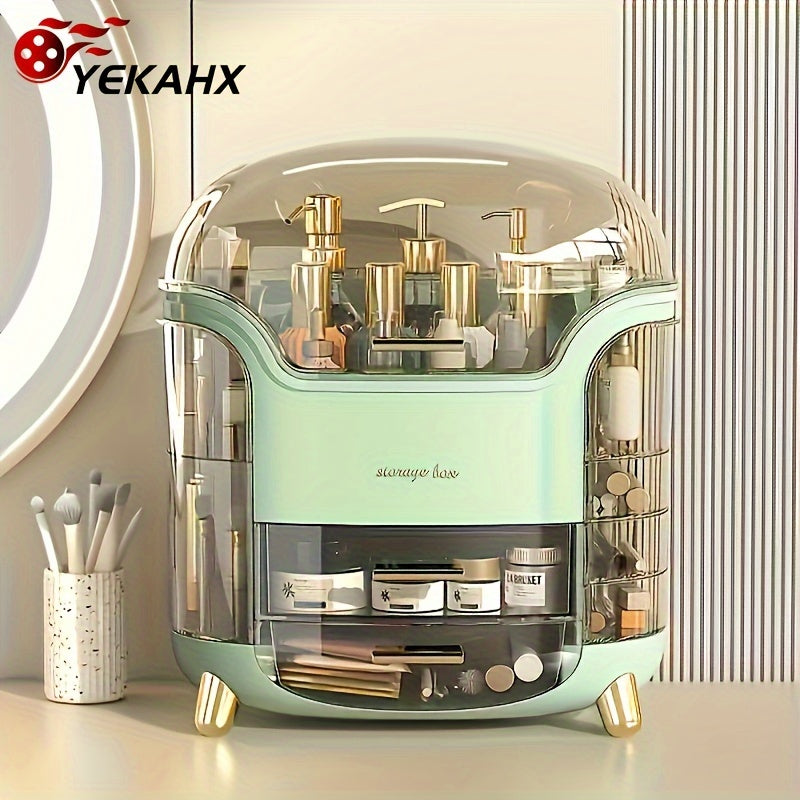 Teen Girls Gift Makeup Organizer, Skincare Organizer Jewelry Storage, Cosmetics Storage And Display Case, Make Up Holders And Organizers for Countertop, Bathroom Organizer, Perfume Organizer