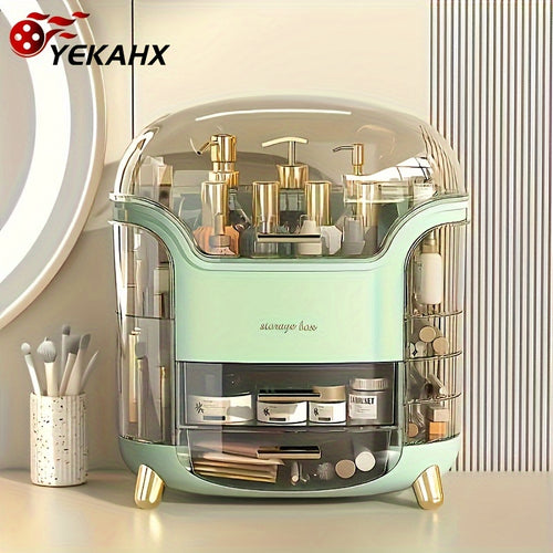 Teen Girls Gift Makeup Organizer, Skincare Organizer Jewelry Storage, Cosmetics Storage And Display Case, Make Up Holders And Organizers for Countertop, Bathroom Organizer, Perfume Organizer