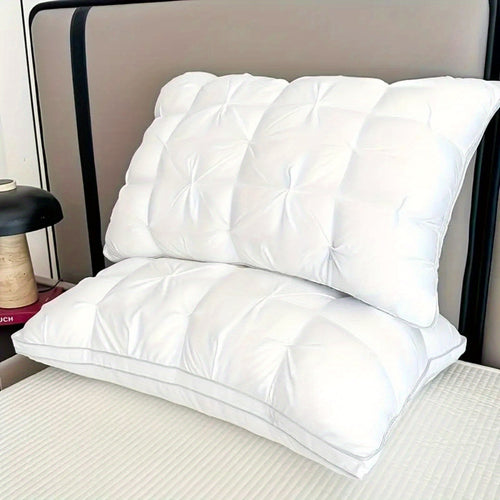 2/4pcs Luxury 5-Star Hotel Quality Pillows, Ultra-Soft for Side Back Stomach Sleepers, Machine Washable, Perfect for Home, Bedroom, And Hotel Use - The Perfect Gift for All Seasons, Home Bedding, Bedroom