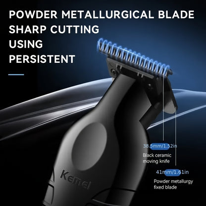 [USB Hair Clipper] KM-2299 Electric Clipper Electric Clipper USB Oil Head Carving Push Clipper Hair Salon Hair Clipper