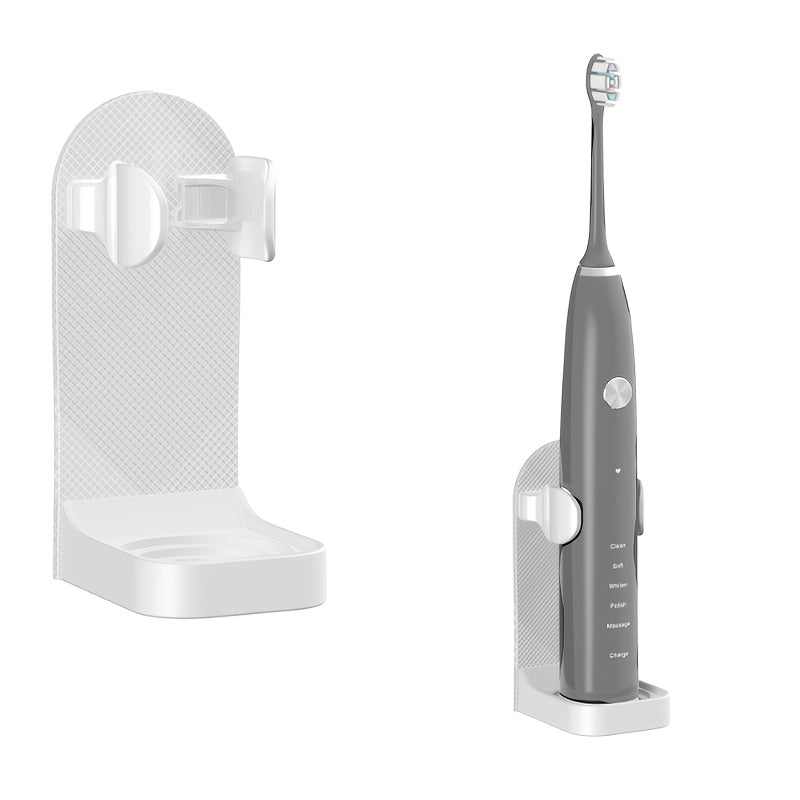 Wall-Mounted Toothbrush Holder Featuring a Double Automatic Toothpaste Dispenser And Squeezer Kit, Perfect for Valentine'S Day Gifts, Available from a Local Warehouse, Includes 3 Cups (Grey with 2 Toothpaste Dispensers And 3 Cups)