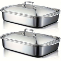 2 lids + 2 plates 4 pieces box upgrade version