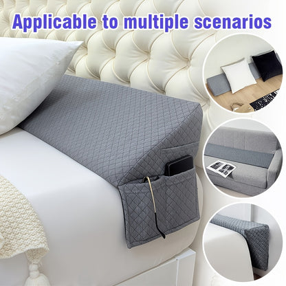 Bed Wedge Pillow - Bed Gap Filler Mattress Wedge Headboard Pillow Close The Gap 0-7" Between Your Headboard And Mattress Or Wall for Sleeping Backrest Pillow