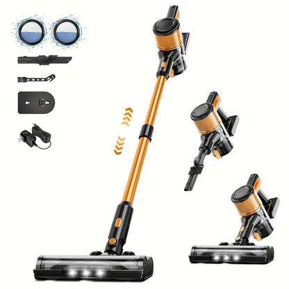 30-60Kpa Powerful Stick Vacuum, Up To 55Mins, Vacuum Cleaners For Home Anti-Tangled Lightweight Handheld For Hardwood Floor, Carpets, Pet Hair Includes Corded And Cordless Vacuum Cleaners