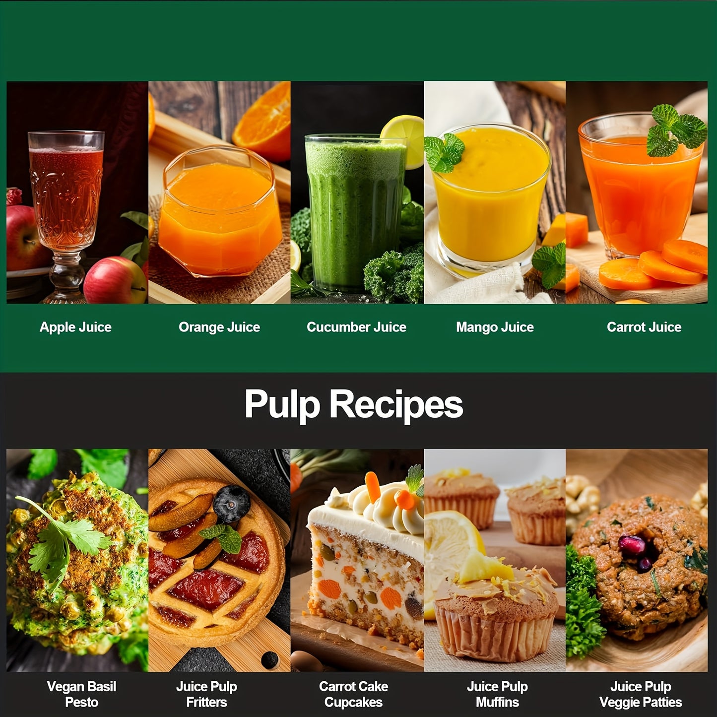 Household Multifunctional Juicer, Food Processor, Blender, Juice Extractor, Fruit Juicer, with Pulp Separation, Can Juice Various Fruits, 3-inch Wide-mouth Juicer Extractor, 3-speed Settings, Easy to Clean, Detachable, High Juice Yield