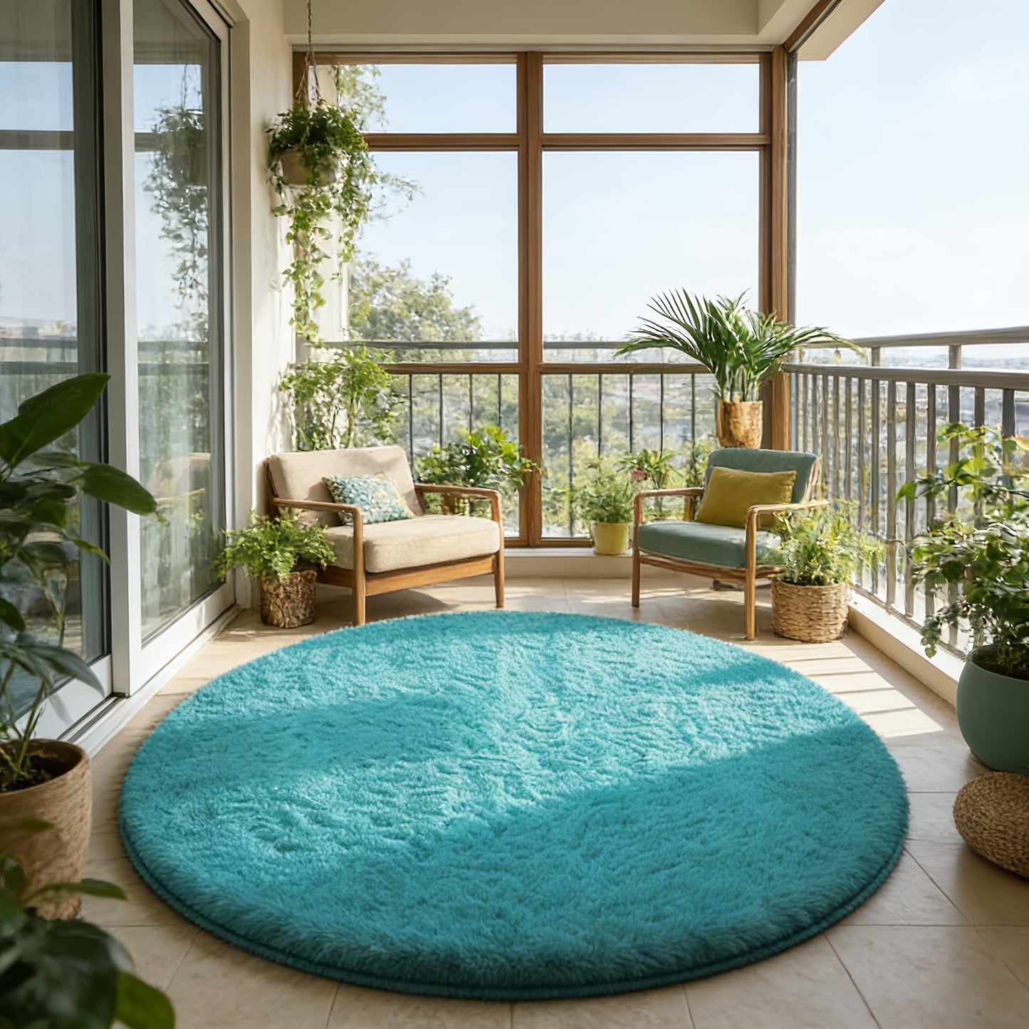 Fluffy Area Rug Large Soft Shag Carpet for Living Room Bedroom – Non-Slip Ultra Thick Plush Floor Mat, Multiple Sizes & Colors, Home Decor