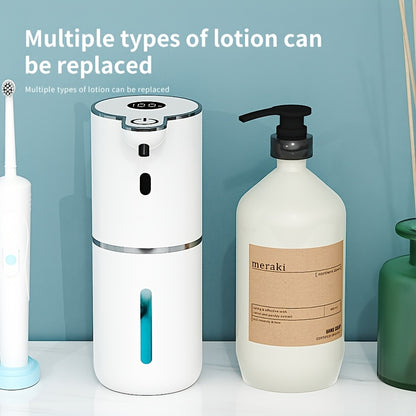 DONASIRA Brand, Automatic Sensor Soap Dispenser Suitable for Kitchens, Bathrooms, Restrooms. The Rechargeable Model Can Be Conveniently Placed On Countertops Or Mounted On Walls, Offering Touch-free with A Large Capacity And 4 Adjustable Settings