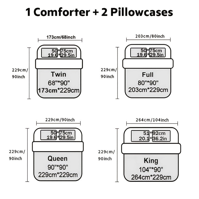 Tog 3 3pcs Kid Super Soft Breathable Leisure Game Handle Thickening Quilt Set (1 Comforter +2 Pillowcases Without Pillow Core), Contains Padding 180Gsm Quilting Soft Ventilate Digital Printing Bedroom Dormitory At Home