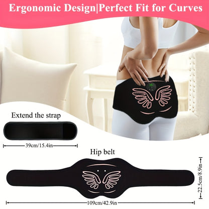 EMS Hip Trainer & Butt Muscle Stimulator with Remote Control, Rechargeable Electric Peach Butt Shaper for Women, Home Gym Glute Toning & Muscle Recovery Massager, Comfortable Wearable Fitness Device
