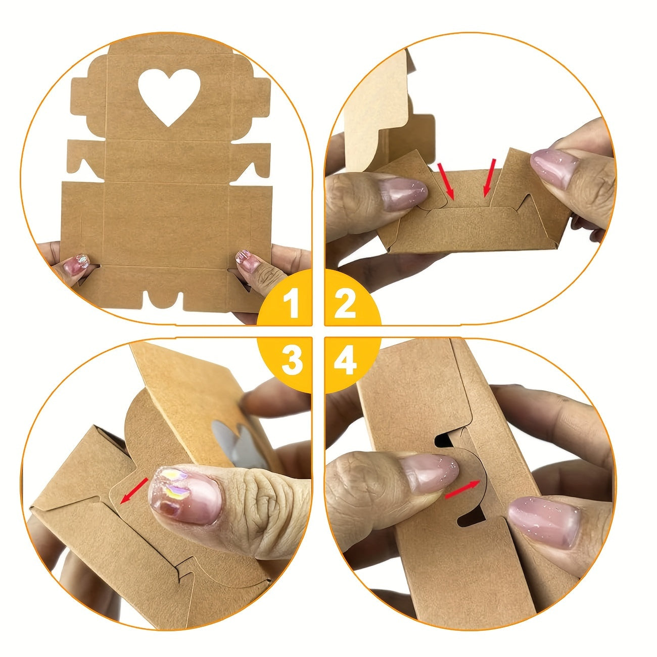 100 Pcs Soap Boxes for Homemade Soap with Window Small Kraft Soap Packaging Boxes for Homemade Soap Bakery Candy Cookies Packaging Supplies