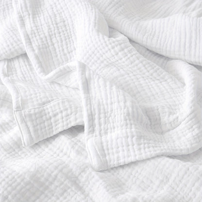100% Cotton Muslin Blanket 6 Layers | Breathable & Lightweight, Soft Gauze, All-Season, Multipurpose, Perfect for Couch and Bed, Ideal Valentine'S Day and Holiday Gift, Machine Washable, Mixed Colors