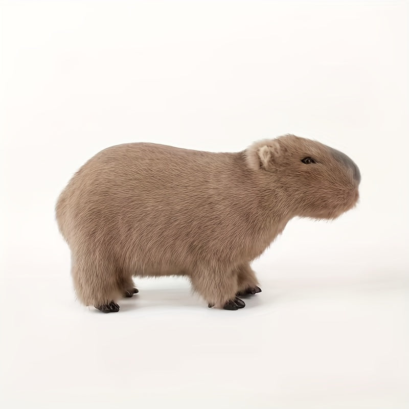 Realistic Capybara Collectible Figurine Soft Lifelike Animal Doll Gift