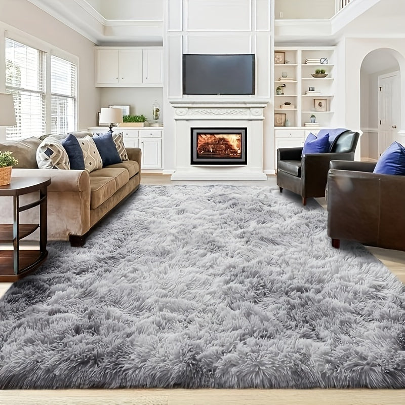Rugs Living Room Area Rugs for Bedroom, Washable Anti Slip Extra Large Shaggy Soft Rug Fluffy Modern Floor Carpets Mat Beside Rugs for Living Room