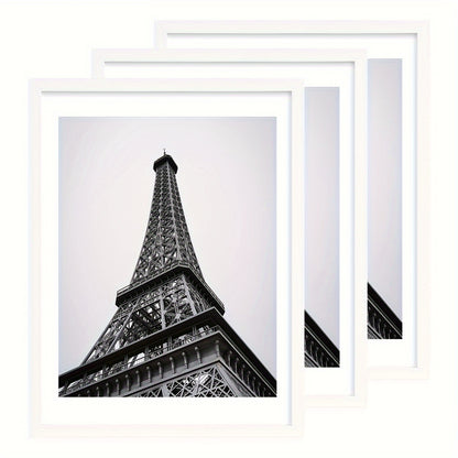 Wall Photo Frames Set of 3 – 12x16 Inch Picture Frames for Wall Display, Multiple Colors, Hallway & Living Room Decor, Gift-Ready