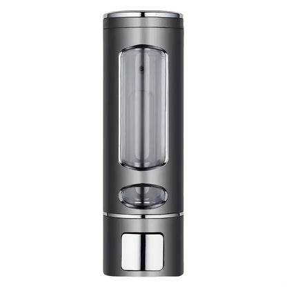 Wall-Mounted Large Capacity Soap Dispenser, 13, 53oz - Manual Press, No-Drill Installation, Plastic - Ideal for Shower Gel, Shampoo & Liquid Cosmetics - Home & Bathroom Organization|Modern Dispenser|Wallmounted Dispense