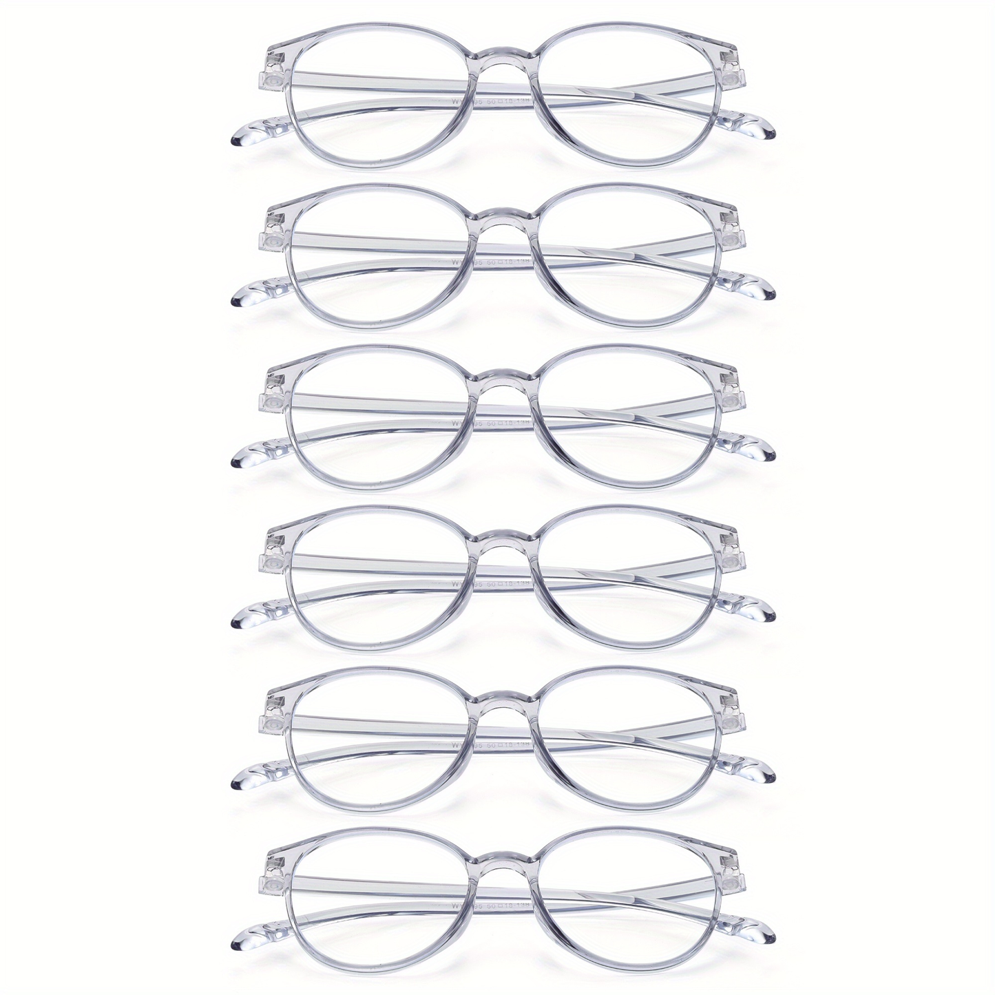 Rimless Reading Glasses for Women 3 Pack - Blue Light Blocking Lightweight Metal Frameless Readers with Anti Eyestrain Lenses, Multiple Colors and Magnifications 1.0X to 4.0X