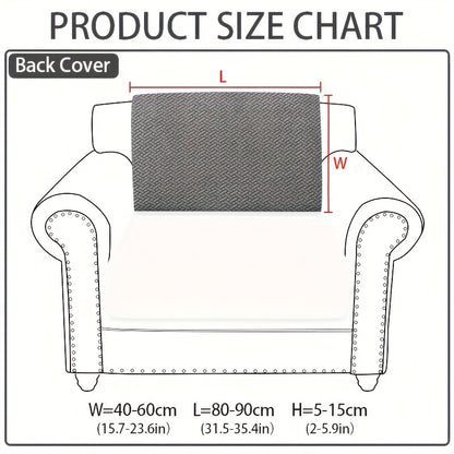 1pc of Wear-Resistant And Non-Slip Sofa Cover, Elastic Stretch L-Shaped Furniture Protector, Suitable for 3/2/1/4 Seat And Sectional Sofas, Made of Polyester Jacquard Fabric, Machine Washable, Ideal for Living Room, Bedroom