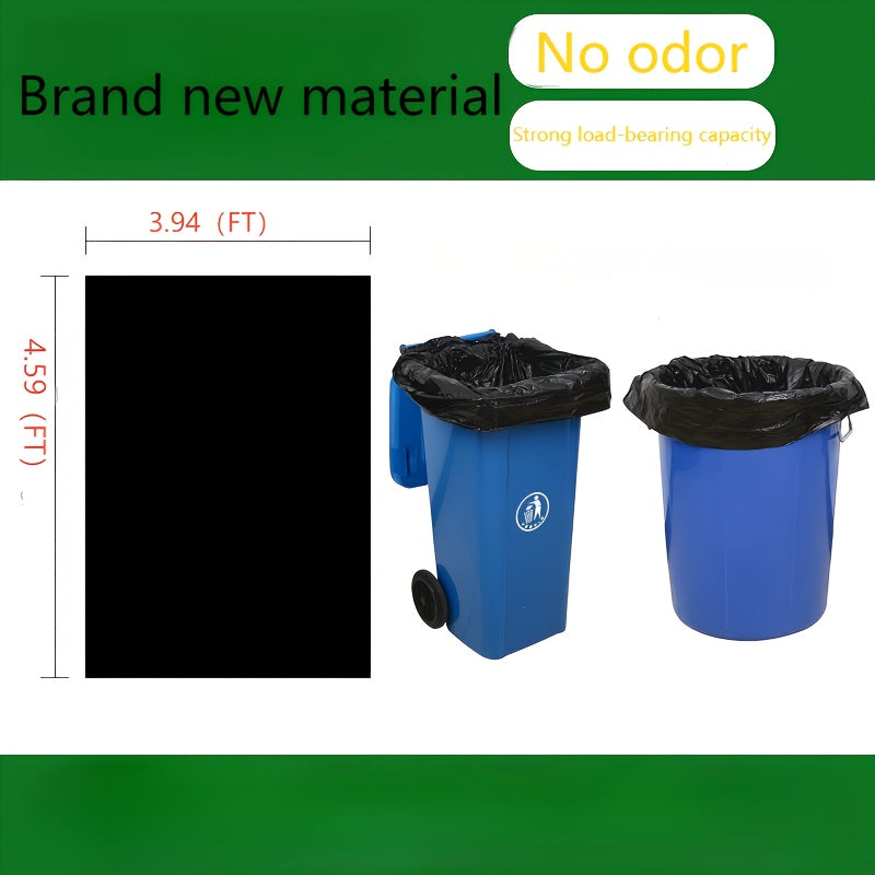 65 Gallon Plus Thickened Heavy Duty Garbage Bag, Tear Resistant, High Quality 25/ 50 Pack Black Garbage Bag, Suitable for Yard Garbage Storage, Garbage Disposal, Outdoor Camping Garbage Collection