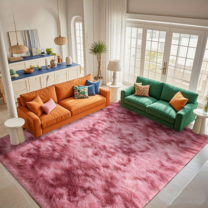 Fluffy Area Rug Large Soft Shag Carpet for Living Room Bedroom – Non-Slip Ultra Thick Plush Floor Mat, Multiple Sizes & Colors, Home Decor