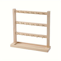 3-layer 18-hook jewelry rack